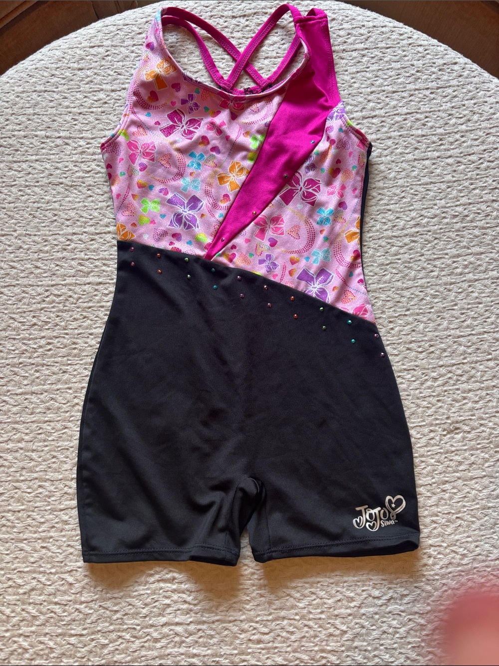 Girls Purple & Pink Gymnastics Leotards - Set of 3 - Picture 9 of 11